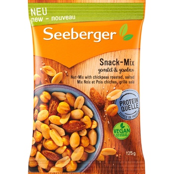 Seeberger Snack-Mix, изпечен и осолен - 125 г