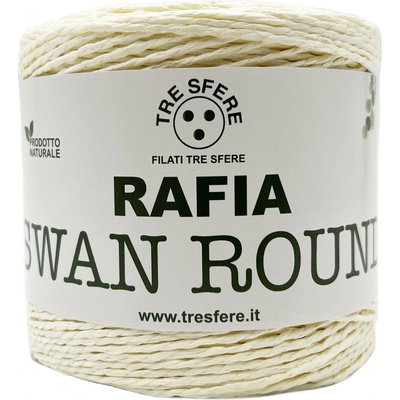 Lýko Rafia Swan Round ecru