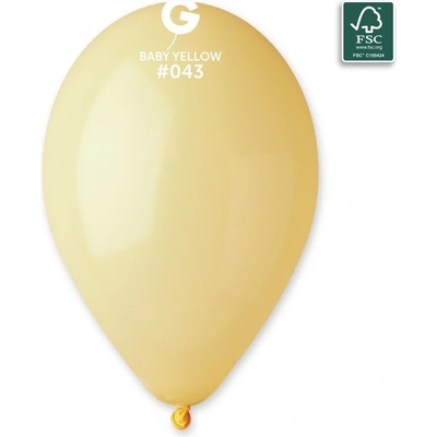 Gemar #043 Balónek 26 cm 10" hořčičně žlutý
