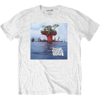 Gorillaz Риза Plastic Beach Unisex White XL (GORTS07MW04)