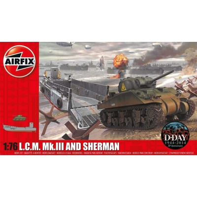 Airfix Classic Kit military A 03301LCM and Sherman 1:76