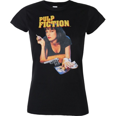 HYBRIS Дамска тениска Pulp Fiction - Baby - Black - HYBRIS - PA-5-PF002-43926-BK