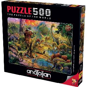 Anatolian Пъзел Anatolian - Светът на динозаврите, 500 части (P3603)