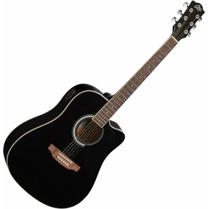 Algam Eko Ranger CW EQ Black Електро-акустична китара Дреднаут