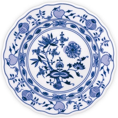 Cibulák Talíř mělký praporový 24cm Originál Český porcelán Dubí