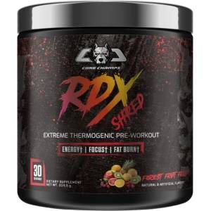 Core Champs by Kai Greene RDX Shred | Extreme Thermogenic Pre-Workout [214.5 грама] Горски плодове