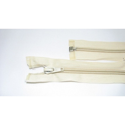 Zips špirála deliteľný 5mm - dĺžka 50cm, farba smotanový