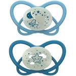 NIP Бебешка залъгалка NIP Green - My Butterfly Night, 0-6 м, 2 броя, сини (4000821426184) - baby