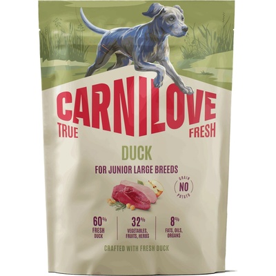 Carnilove True Fresh Dog Junior Large breeds Duck 1,5 kg