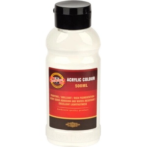 KOH-I-NOOR 0162710051LP АКРИЛНА боя 100 White 500 ml 1 бр (0162710051LP)
