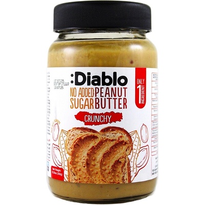 Diablo Crunchy Arašidové maslo s kúskami arašidov 350 g