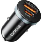 ESSAGER Mini A+C 30W зарядно за кола (ECCPQ-SR01-P)