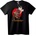 NOONEBRAND Тениска Самурай Куче Кунг Фу - 2XL, Black