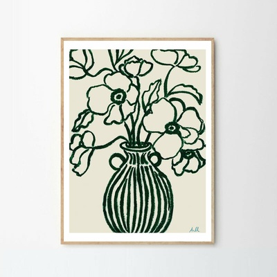 Moikka Plakát Poppy Studies III by Anine Cecilie Iversen 21x29,7 (A4)