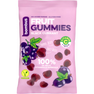 BOMBUS Fruit gummies black currant 35 g