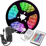 VIVALUX КОМПЛЕКТ led ЛЕНТА vivalux bagra 230v 24w rgb 30led dim ip20 5м ЗАХР. И КОНТРОЛЕР (viv004497)