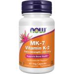 NOW NOW MK-7 Vitamin K-2 Extra Strength 300 mcg, 60 Veg Capsules