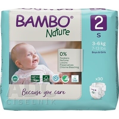 Abena Bambo 2 S 3-6 kg 1x30 ks