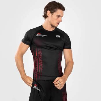 UFC, VENUM Рашгард UFC Venum Performance Institute 2.0 Men’s Short-Sleeve Rashguard - Black/Red - xxl