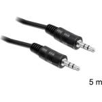 Delock 84438 DC жак 3.5 mm apa / apa 5 m аудио кабел (84438)