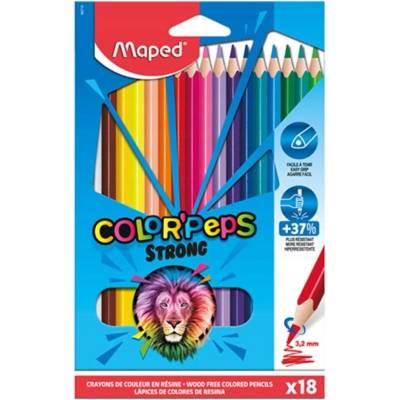 Maped Color'Peps Strong trojhranné pastelky 7180 18 farieb