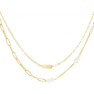 Ornamenti Pozlacený long love gold OOR300031