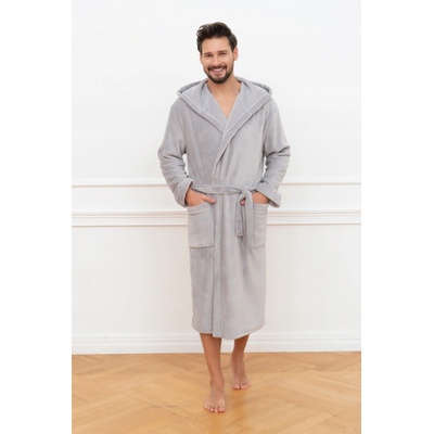 Italian Fashion pánský župan Mimas sivá