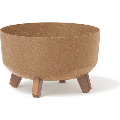 PROSPERPLAST Kvetináč GRACIA LOW ECO WOOD 23,5 cm naturo