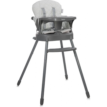 Lorelli Стол за хранене 3 в 1 Lorelli - Siesta, Grey Leather (10100532506)
