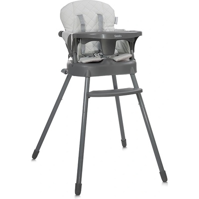 Lorelli Стол за хранене 3 в 1 Lorelli - Siesta, Grey Leather (10100532506)