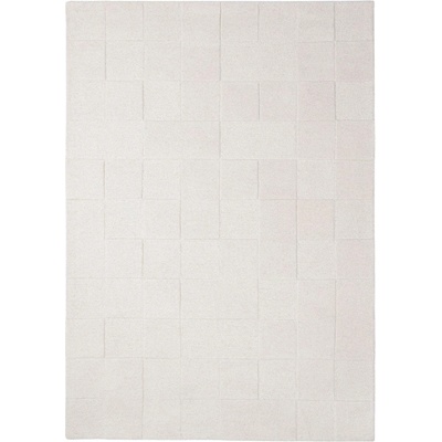 Flair Rugs Ръчно изработен вълнен килим в цвят слонова кост 160x230 cm Checkerboard - Flair Rugs (503119381696)