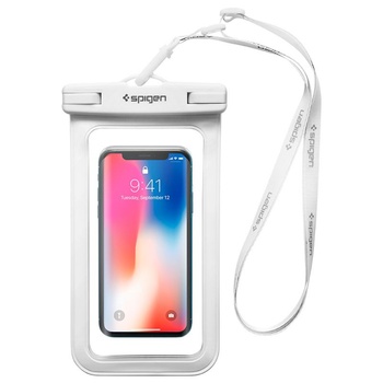 Spigen Универсален водоустойчив калъф за смартфони до 6.8 инча - Spigen Velo A600 Universal Waterproof Case IPX8 (бял) (000EM23353)