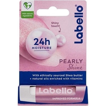 Labello Pearly Shine 24h Moisture Lip Balm hydratační balzám na rty s jemným zbarvením 4,8 g