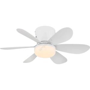 GLOBO 03625W - Димируем LED таванен вентилатор DELORES LED/5W/230V 2700-6500K бял + дистанционно управление (GL8891)
