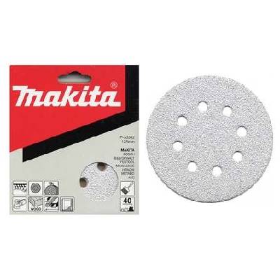 Шлайф хартия makita с велкро закрепване 125 мм 8 отвора k180, 10 бр. p-33392 (p-33392)