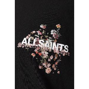 AllSaints уголемена тениска дамска от памук VALEN ETTA TEE (W053JF)