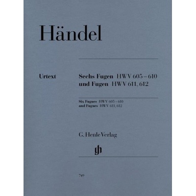 Six Fugues HWV 605-610 noty pre klavír