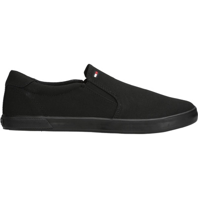 Tommy Hilfiger pánske tenisky ICONIC slip on SNEAKER čierne