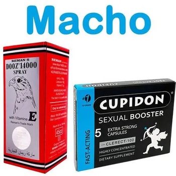 Image 1 of Macho Спрей за задържане DOOZ 14000 и Секс стимулант Купидон 5 таблетки