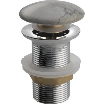 Sapho - Тапа Click-Clack за мивка DALMA, диаметър 6, 7 см, сив (SH0420)