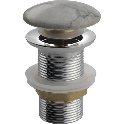 Sapho - Тапа Click-Clack за мивка DALMA, диаметър 6, 7 см, сив (SH0420)