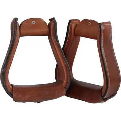 Stirrups "Plain" Western Smooth Leather