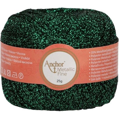 Anchor Artiste Metallic fine 322 Zelená
