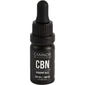 CANNOR CBN konopný olej Dobré spaní 20% - 20% CBN + 5% CBD 10 ml