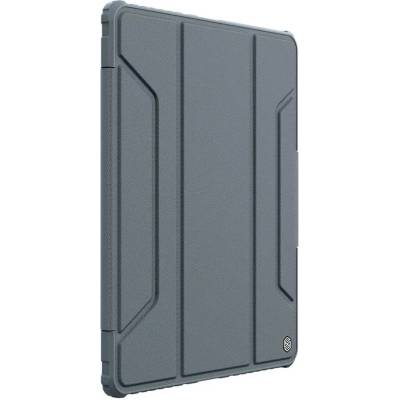 Nillkin Bumper PRO Protective Stand Case - удароустойчив хибриден кейс за iPad Pro 12.9 M1 (2021), iPad Pro 12.9 (2020) (тъмносив)