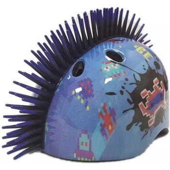 China global TuffNutz: 3D шлем Mohican за защита с променящ цвят - 52-55 см, извънземен стил (200113)