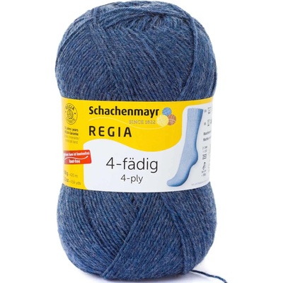 Regia 4-Ply Uni 2137 jeans melír 210m/50g