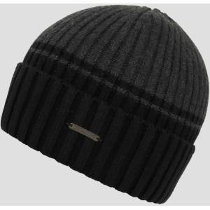 Chillouts Мъжка зимна шапка (beanie) Chillouts Malik Hat Beanie - Dark Grey / Black - размер One Size (904-5047-0211)