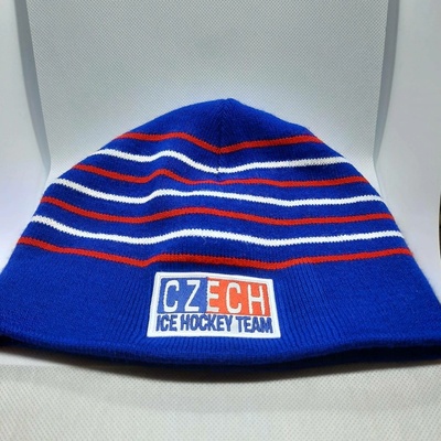 čepice Ice hockey Team dětská modrá