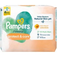 Pampers Harmonie Protect & Care nedves törlőkendő 4x44 db Pampers Harmonie Protect & Care nedves törlőkendő 4x44 db